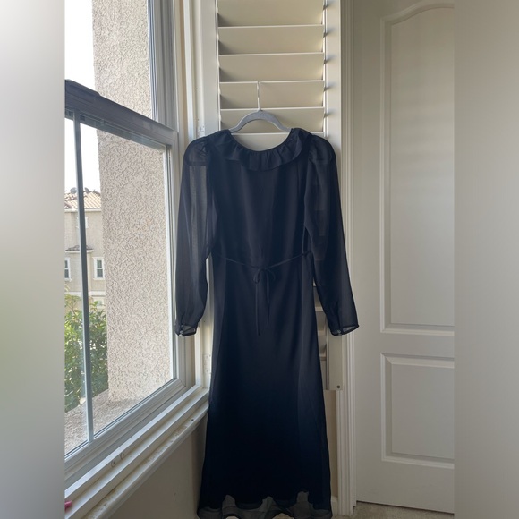 Aritzia Wilfred Beaune Dress | Black | Size Small - Picture 2 of 4